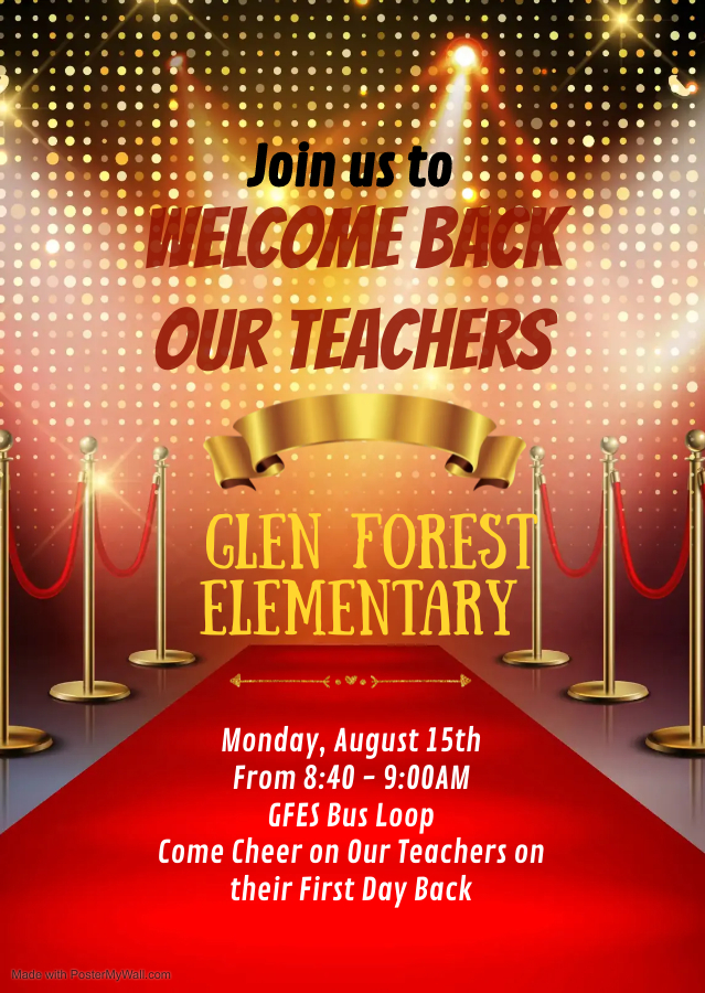 GFES Welcome Back Staff!