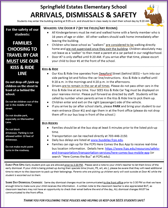 Kiss and Ride Details