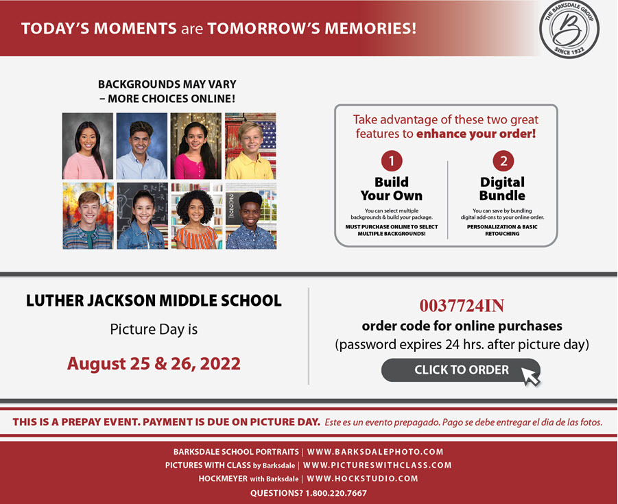 picture day flyer- english