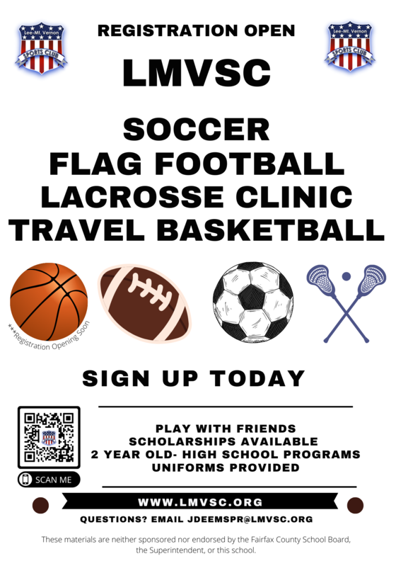 Lacrosse and Flag Football Flyer