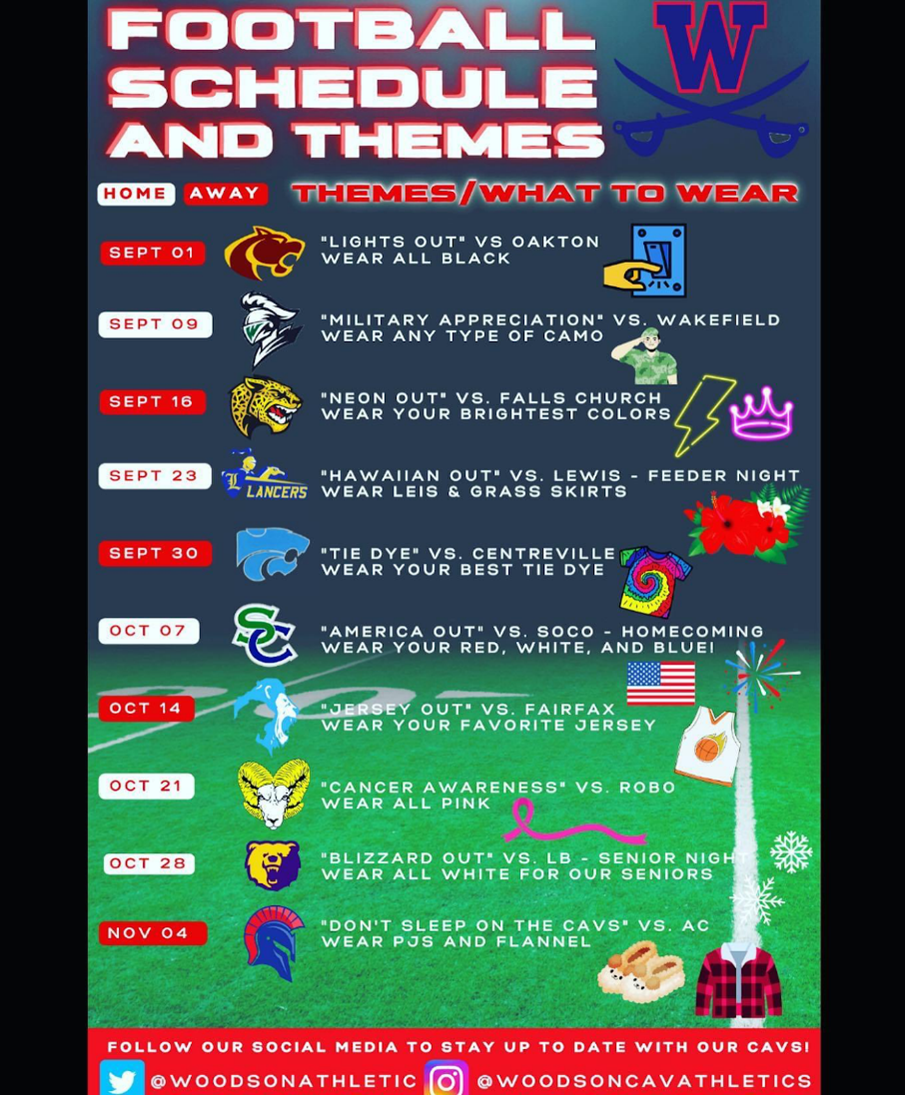 Football Schedule and Themes