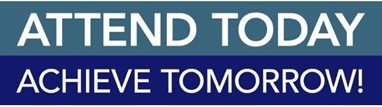 attend today achieve tomorrow graphic