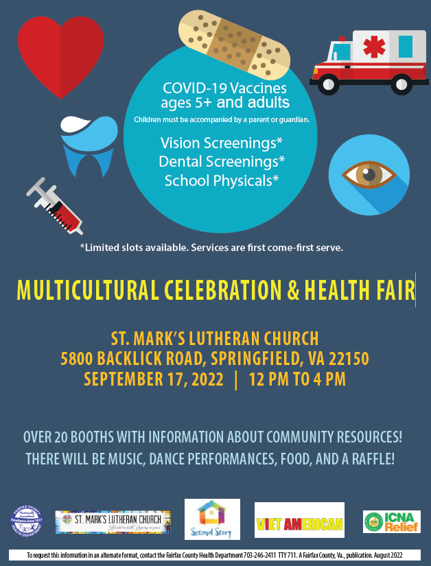 Multicultural Celebration and Health Fair Flyer