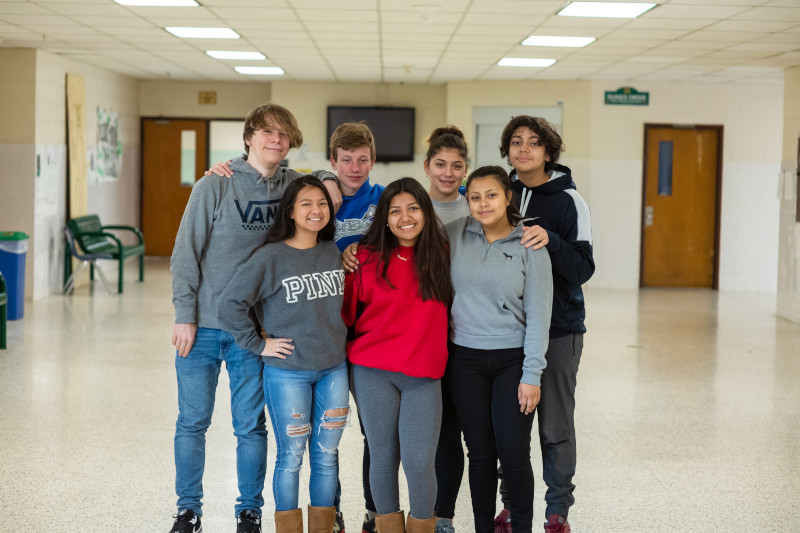 photo of a group of students