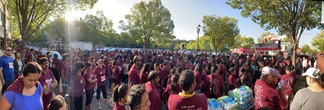 Asha Jyothi fun run panoramic picture