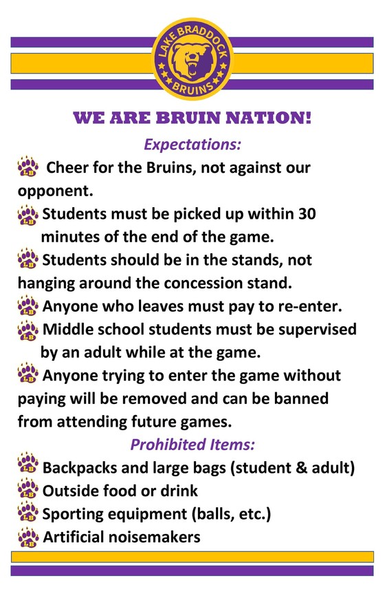 Stadium Rules