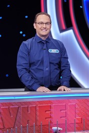 Jeff Brocketti on the set of Wheel of Fortune