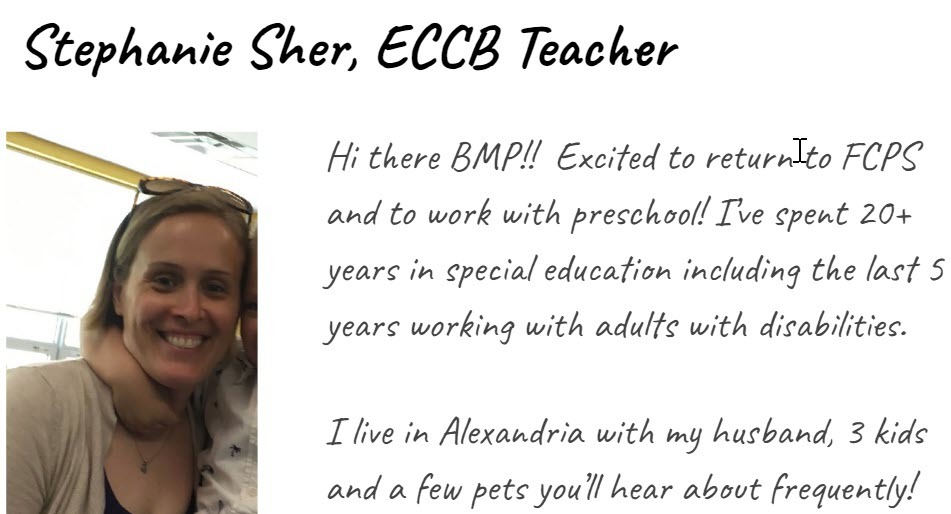 ECCB Teacher Stephanie Sher