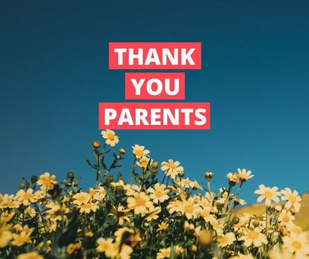 Thank you, Parents.