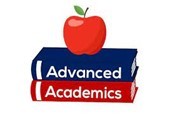 Picture of books with Advanced Academics written on the spines