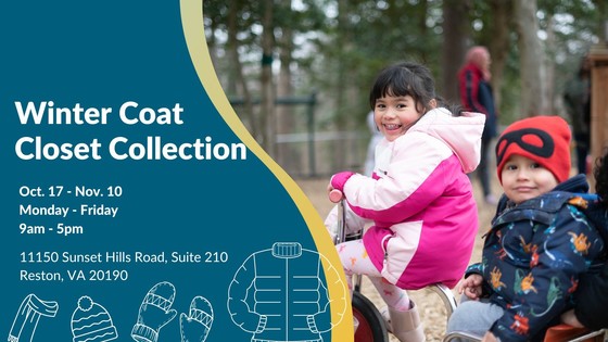 Winter coat closet collection flyer