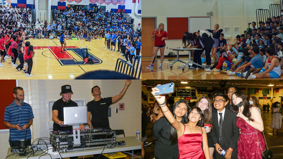 Collage of photos from Homecoming Week