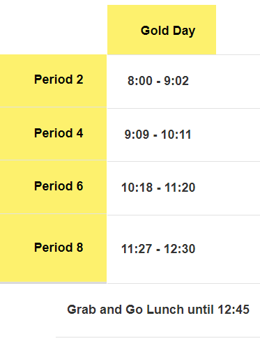 2 hour early release