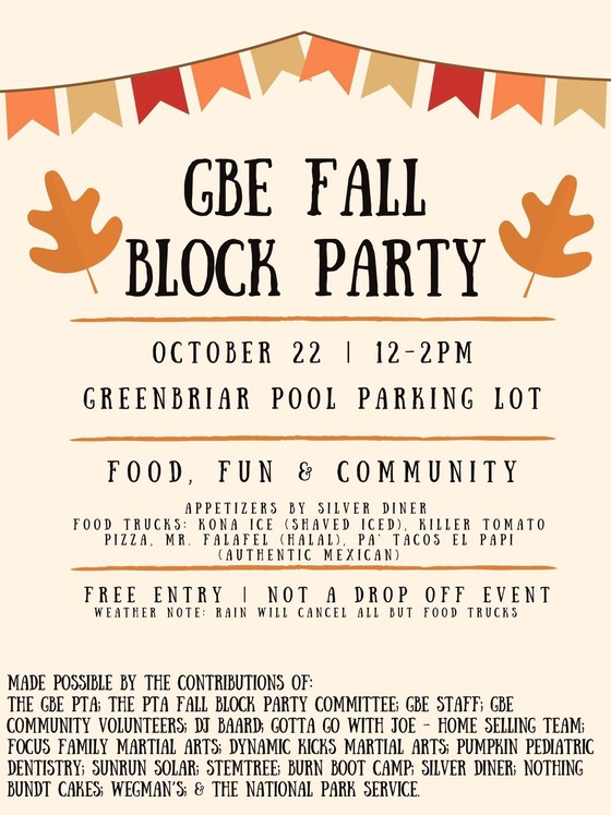 Fall Block Party