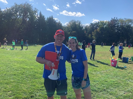 Maddie and Dan at Fall Field Day 