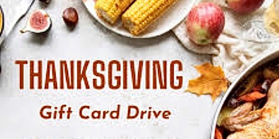 Thanksgiving Gift Card Drive