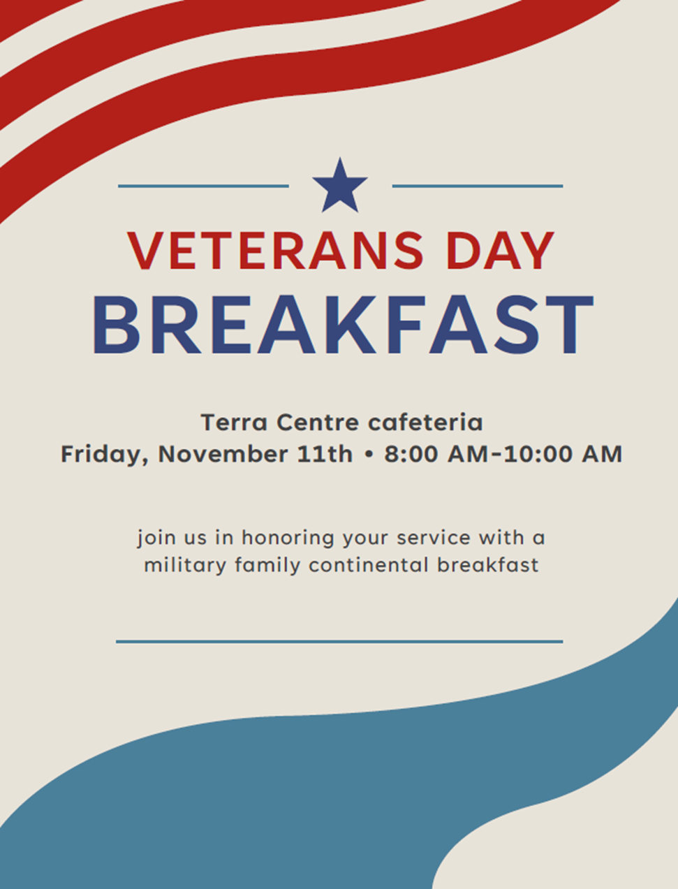 Veterans Day Breakfast