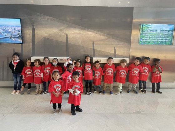 kids in red t-shirts