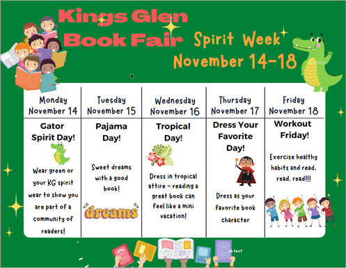 Book Fair Spirit Week