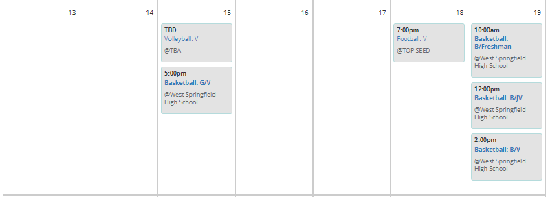 Spartan Sports, Week of November 13 - 19