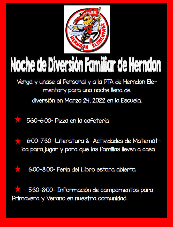 family fun night spanish