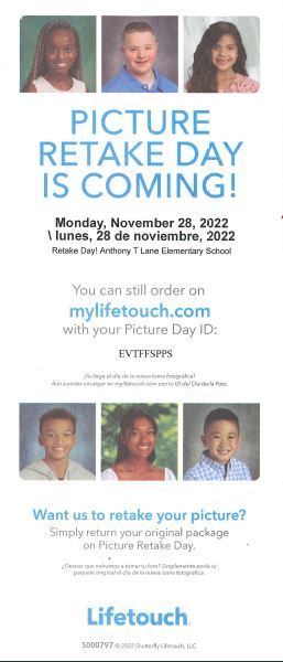 Lifetouch Make-Up Picture Day flyer