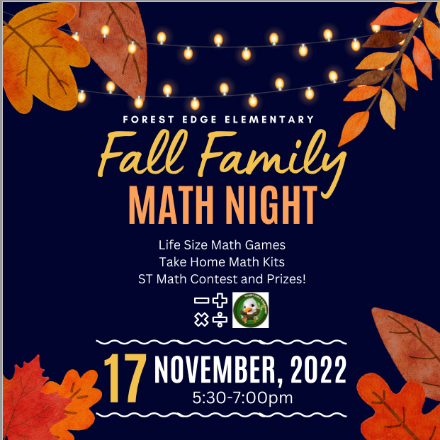 Math Night TONIGHT