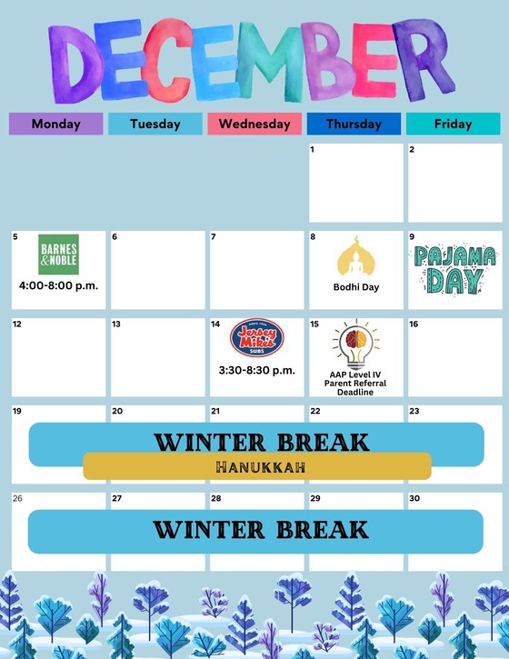 December Calendar 