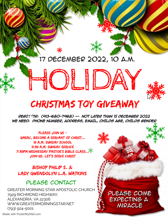 XMAS Toy Giveaway