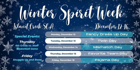 winter spirit week