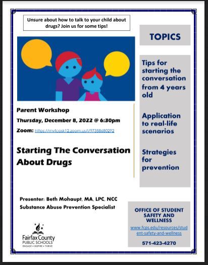 Flyer for Starting the Conversation