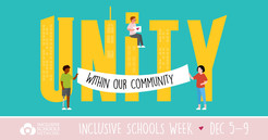 Unity within our community - Inclusive Schools Week