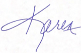 Karen's Signature