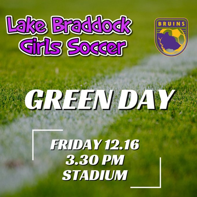 Girls Soccer Green Day