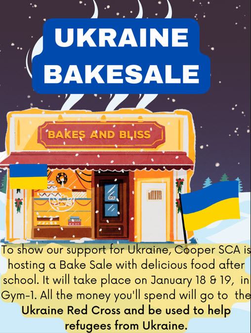 Bake sale to support Ukraine 