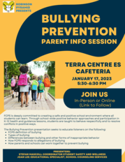 Image of Bullying Prevention Flyer
