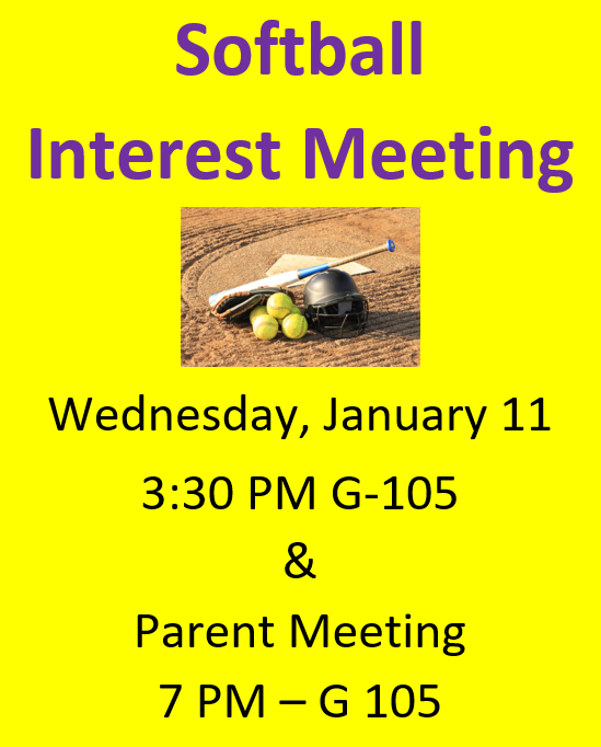 Softball Interest Meetings