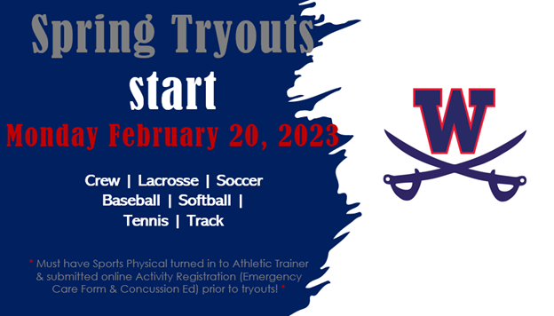 Spring Tryout Information