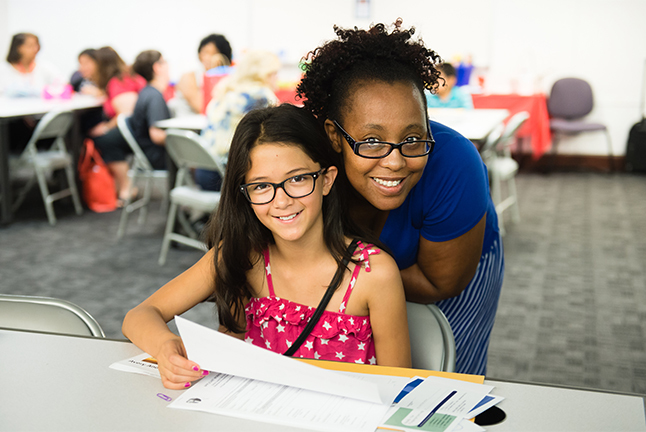 A female mentor and her mentee.  Happy Mentor Month.