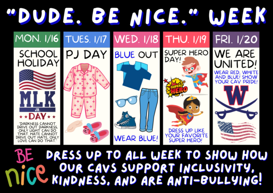 Dude. Be Nice. Week
