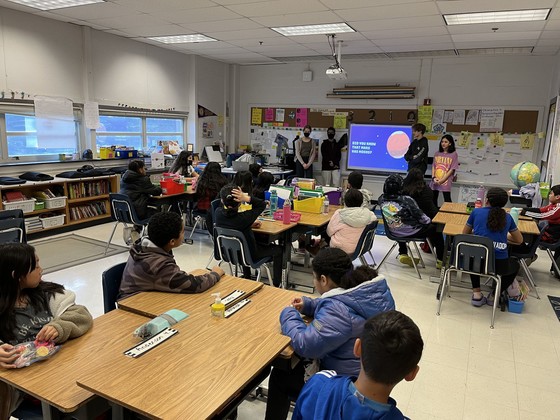 TJ astronomers visit 5th grade