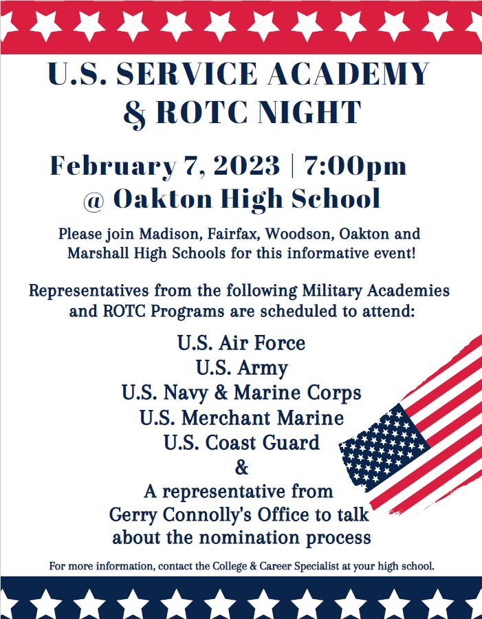 US Service Academy Night