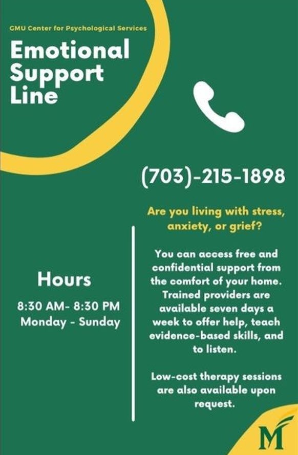emotional support line