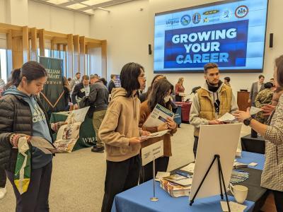 students attend career fair at museum of the army