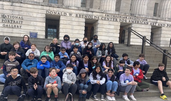 6th graders went on a field trip to the National Art Museum in DC