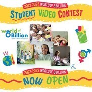 World of 8 Billion Student Video Contest Graphic