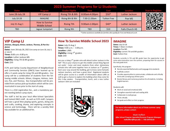 summer programs 2023