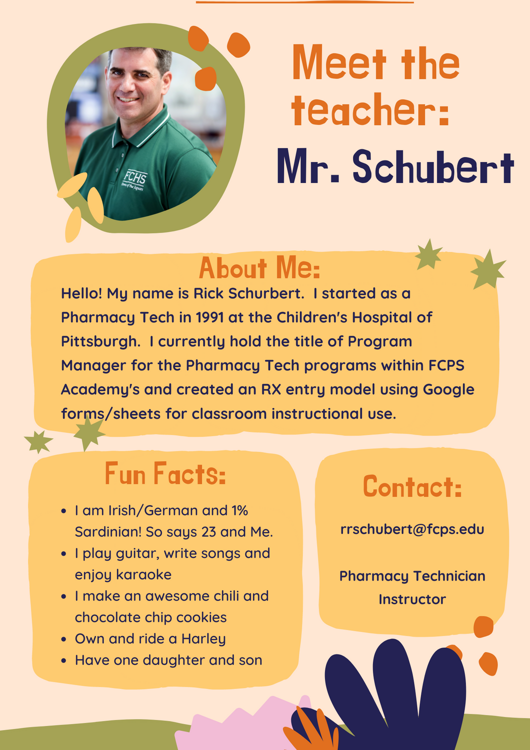 Meet the Teacher: Rick Schubert