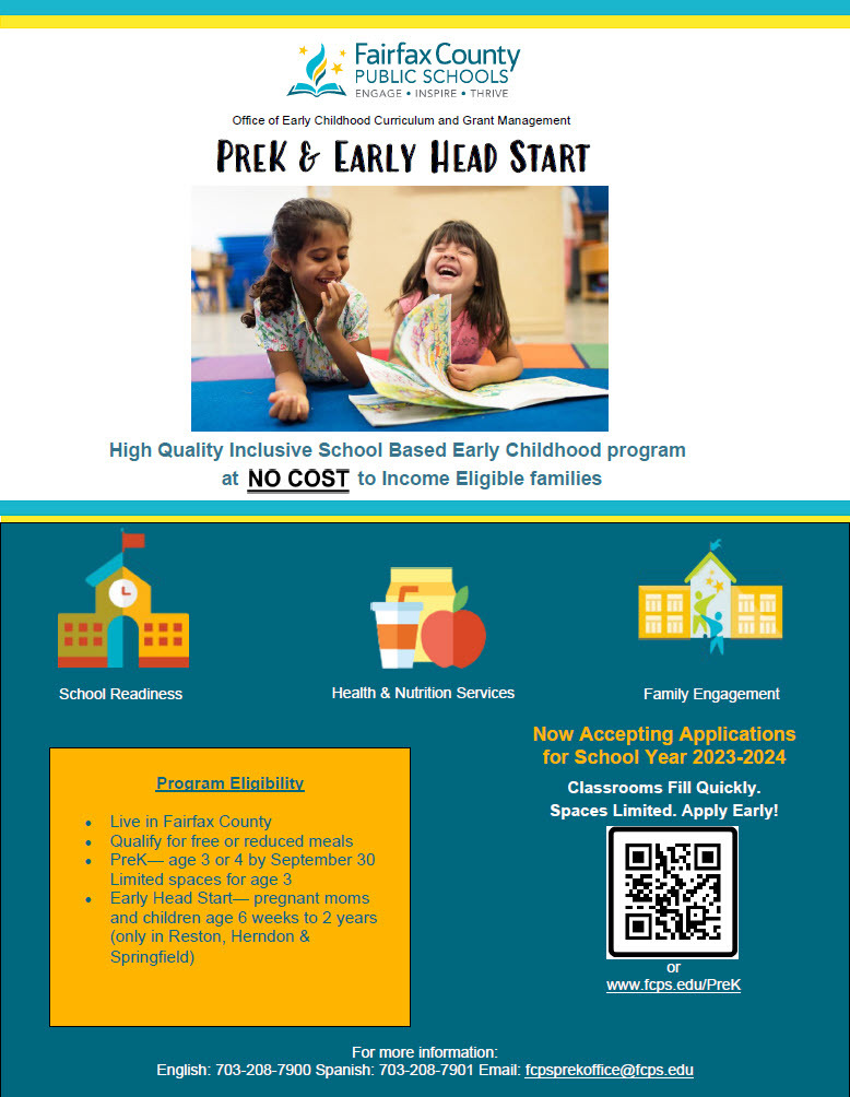 PreK and Head Start