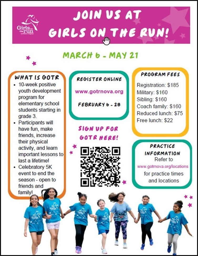girls on the run information flyer